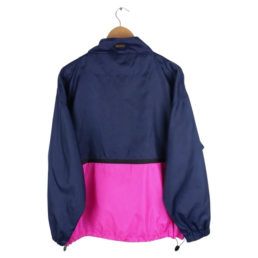 Vintage Eddie Bauer Pullover Windbreaker Anorak Jacket Colorblock Women's Medium